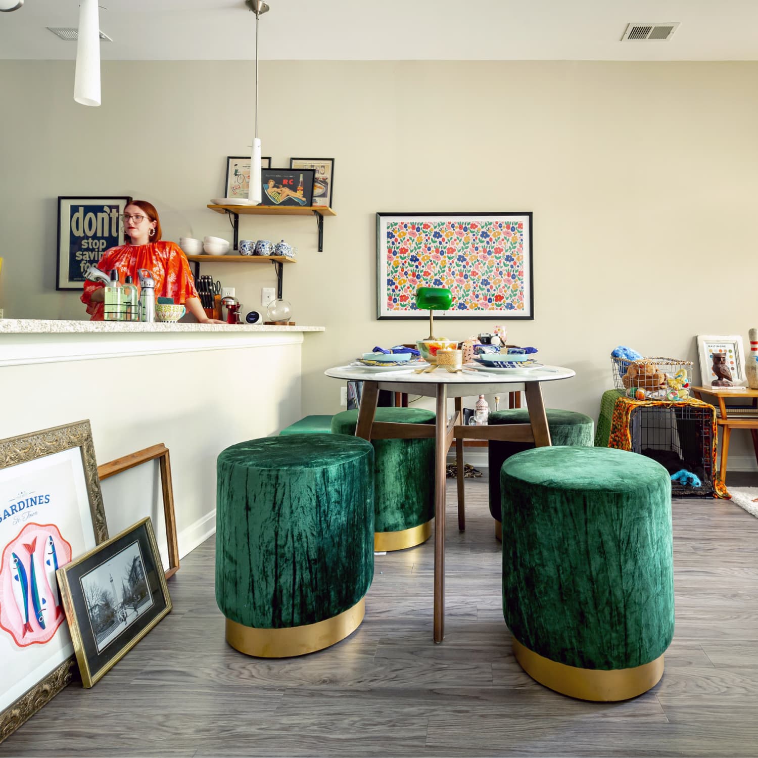 An Ottoman Might Be the Best Cheapest Dining Chair You Can Find